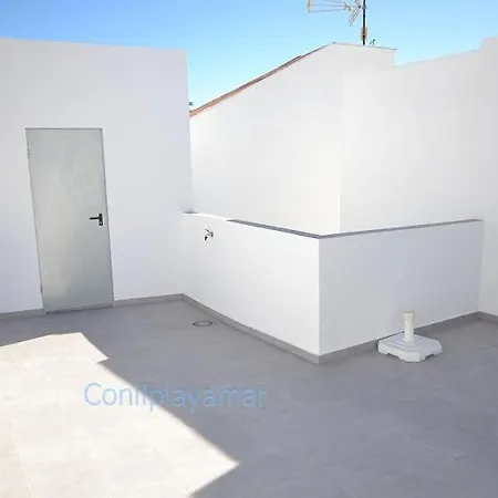 Apartamento Azotea Vistas A 5m De La Playa. Recién Restaurado